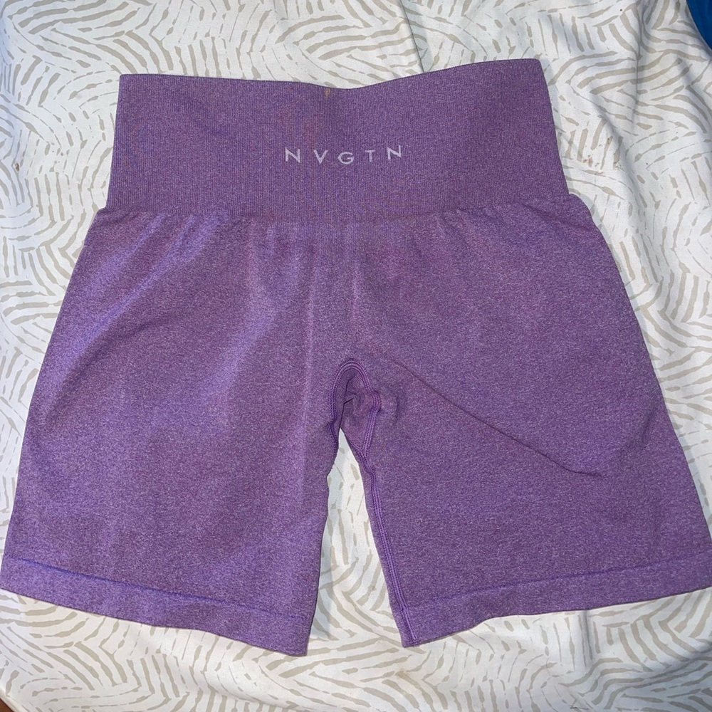 NVGTN Violet Pro Seamless Shorts size S
